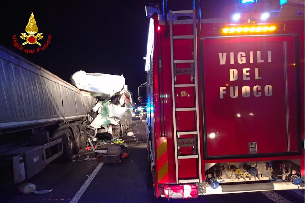Un'immagine dell'incidente mortale
