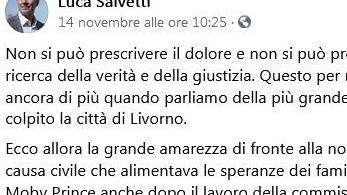 Salvetti e il senatore De Falco «Non vi lasceremo mai soli...»