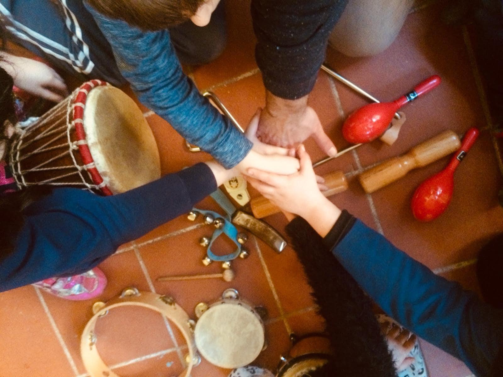 Un momento dei laboratori di 'Incontriamoci al Parco' dello scorso anno