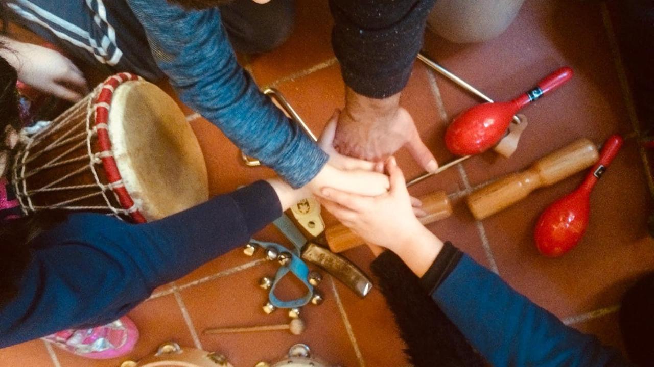 Un momento dei laboratori di 'Incontriamoci al Parco' dello scorso anno