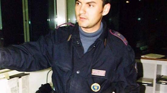 Il poliziotto Stefano Biondi, travolto e ucciso al casello di Reggio Emilia nel 2004