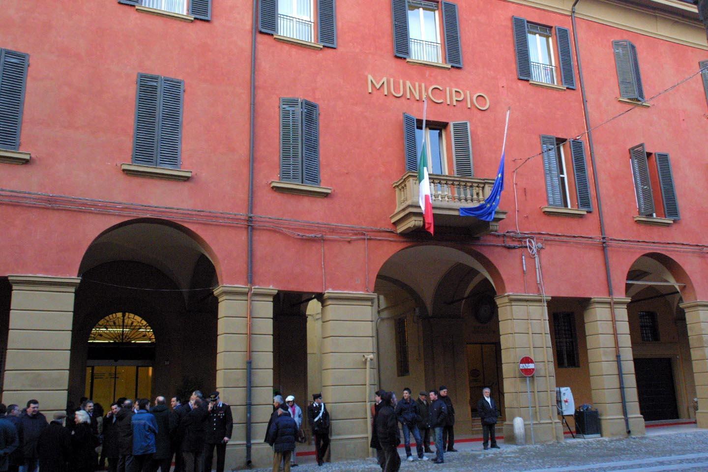 Il municipio di Correggio