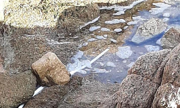 Un tubo sospetto a Spalmatore