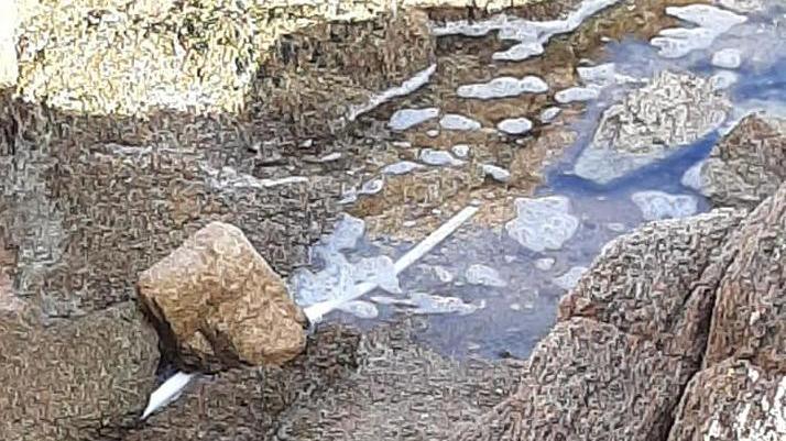 Un tubo sospetto a Spalmatore