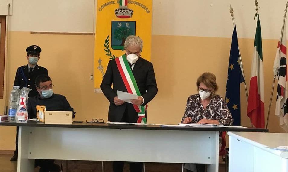 Bortigiadas, il sindaco Nicolò Saba presenta la sua giunta