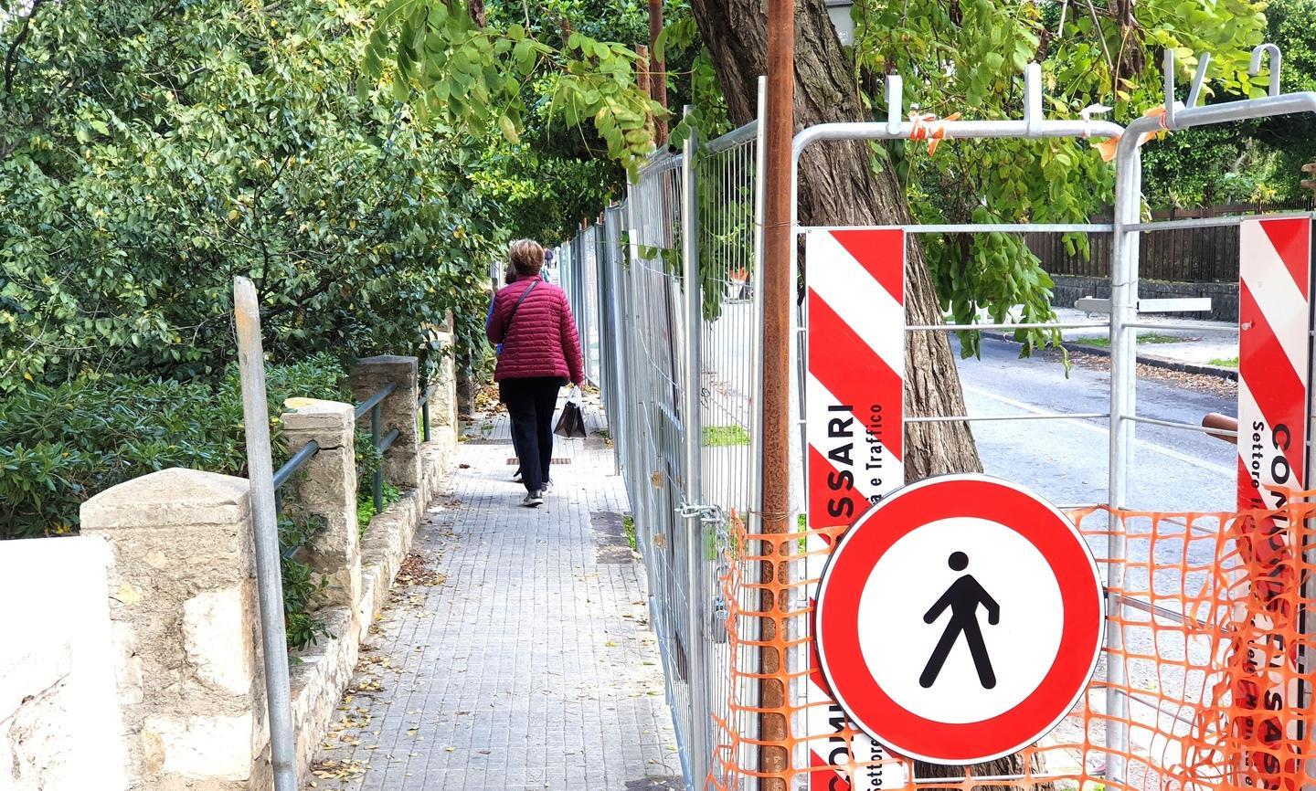Riaperto il passaggio per i pedoni