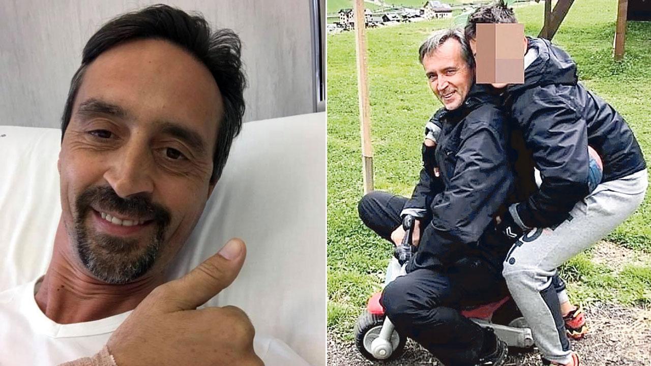 Massimiliano Neri, 48 anni di Peccioli, malato oncologico da anni che ha contratto e sconfitto il Covid-19. Il virus ha contagiato anche il figlio, la moglie, la sorella e il padre Giancarlo