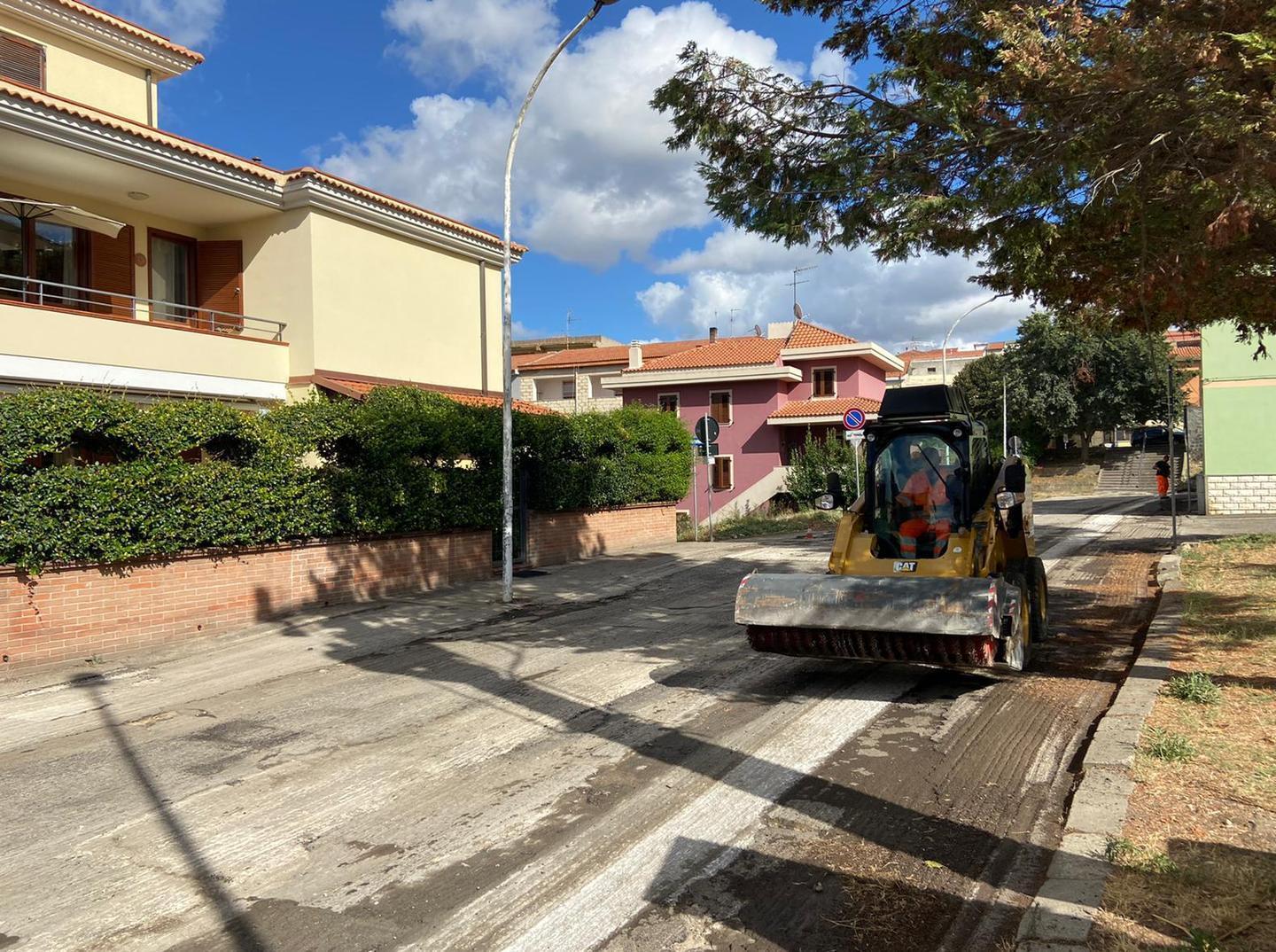 Sennori, nuovo asfalto nelle strade 