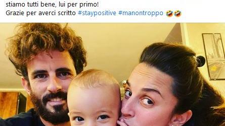 Davide Cellini e Celeste Tamburini con il figlio Marco