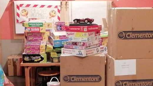 Raccolti tanti giochi ma la consegna è rinviata a dicembre