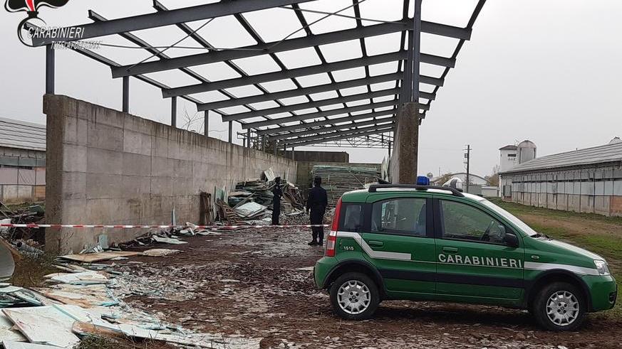 Sorpresi a sotterrare rifiuti nell’azienda avicola