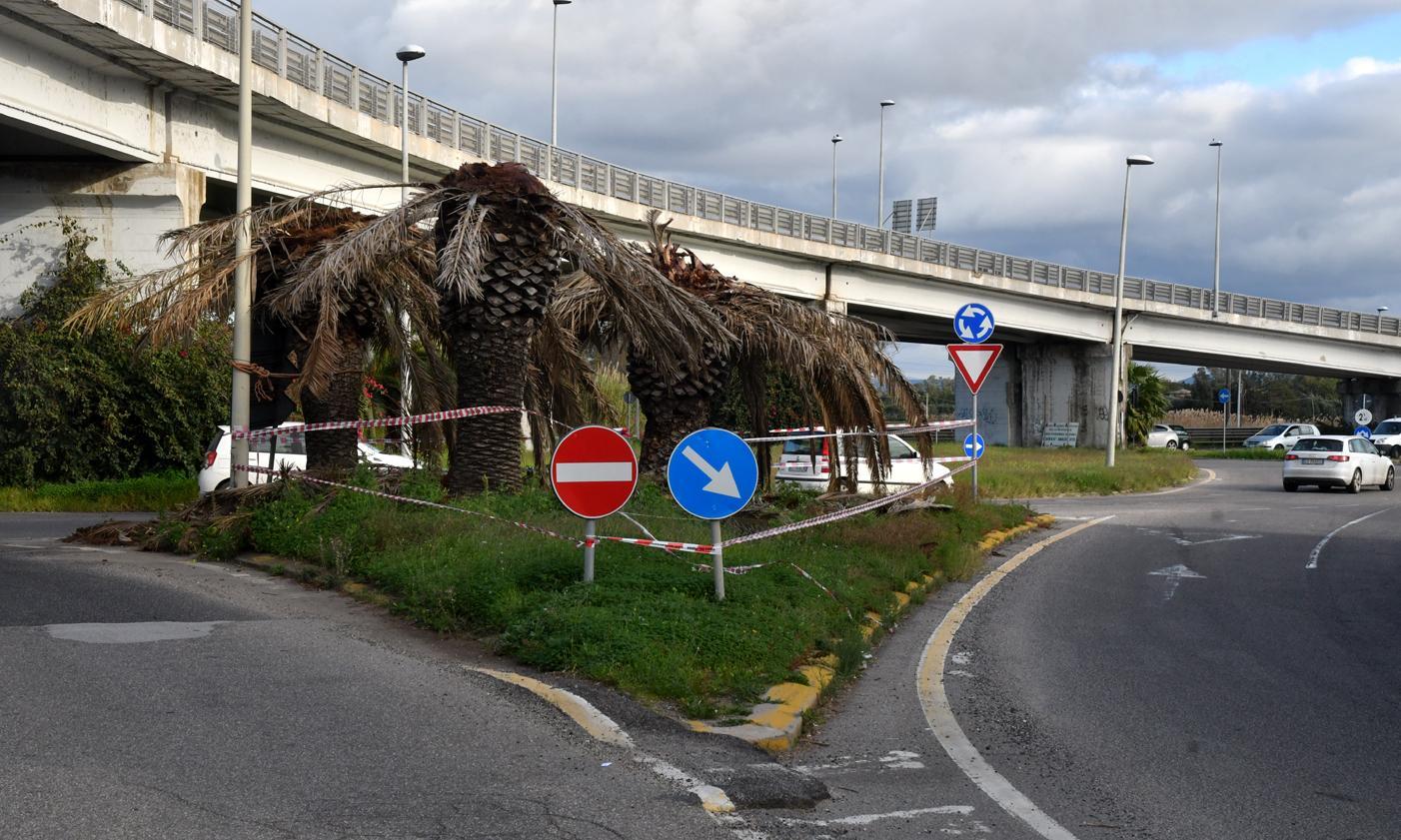 Aiuola pericolosa, ecco le transenne