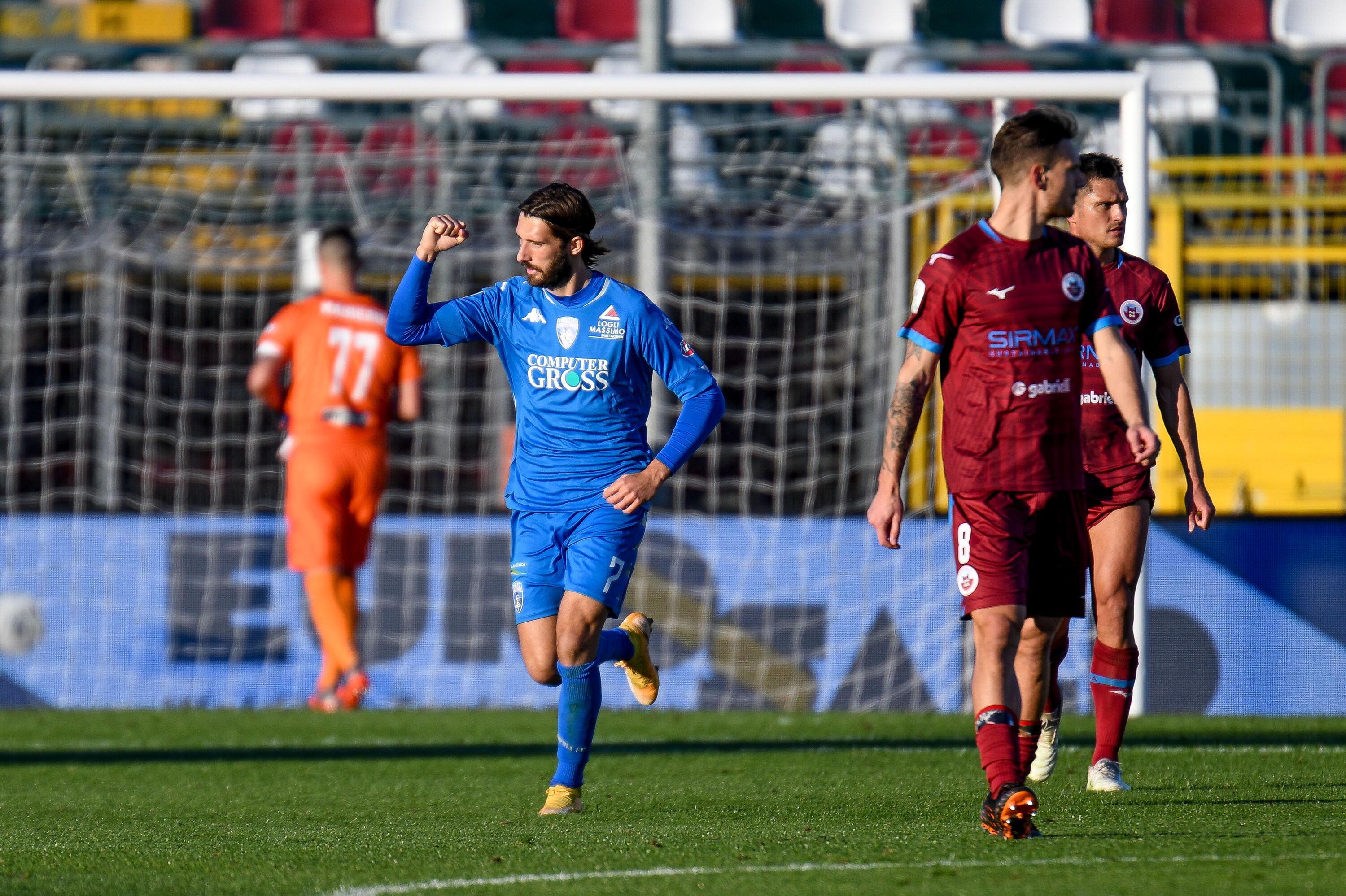 L'Empoli raggiunto nel finale a Cittadella