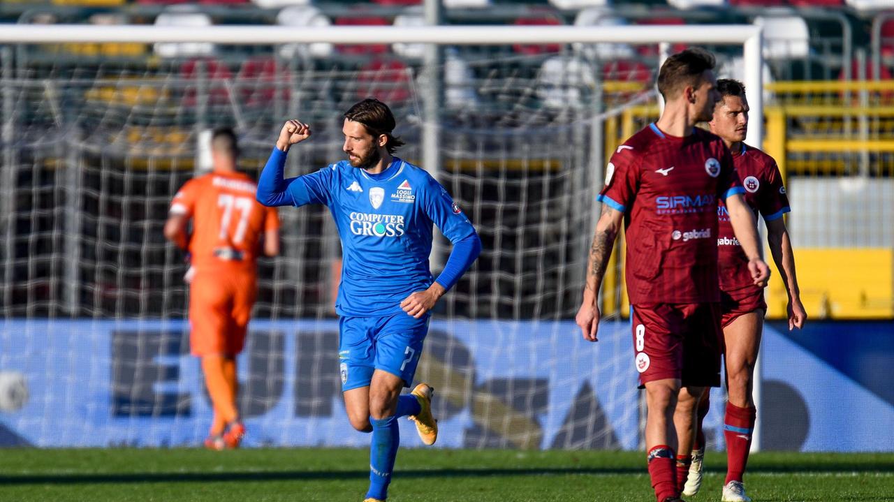 L'Empoli raggiunto nel finale a Cittadella