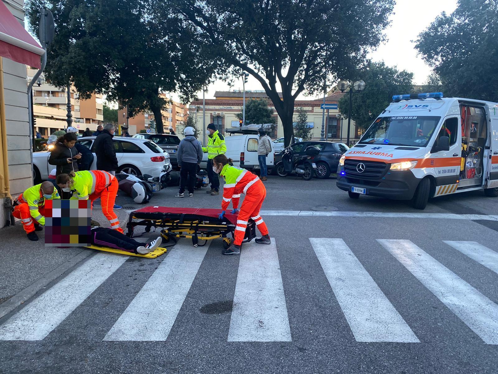 L'incidente in via Paolo Lilla