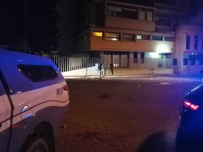 Gli investigatori sul luogo dell'esplosione