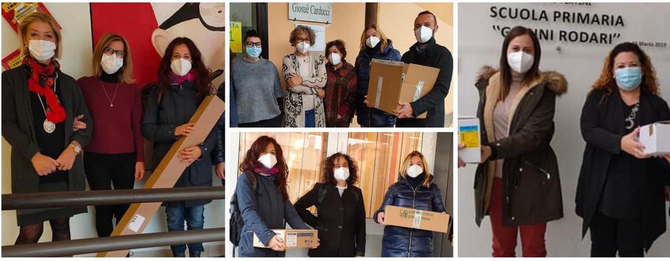Arci Valdera dona materiale alle scuole di Capannoli