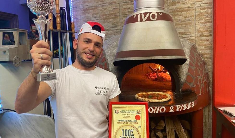 La pizza del maestro Di Puorto premiata dall’accademia 