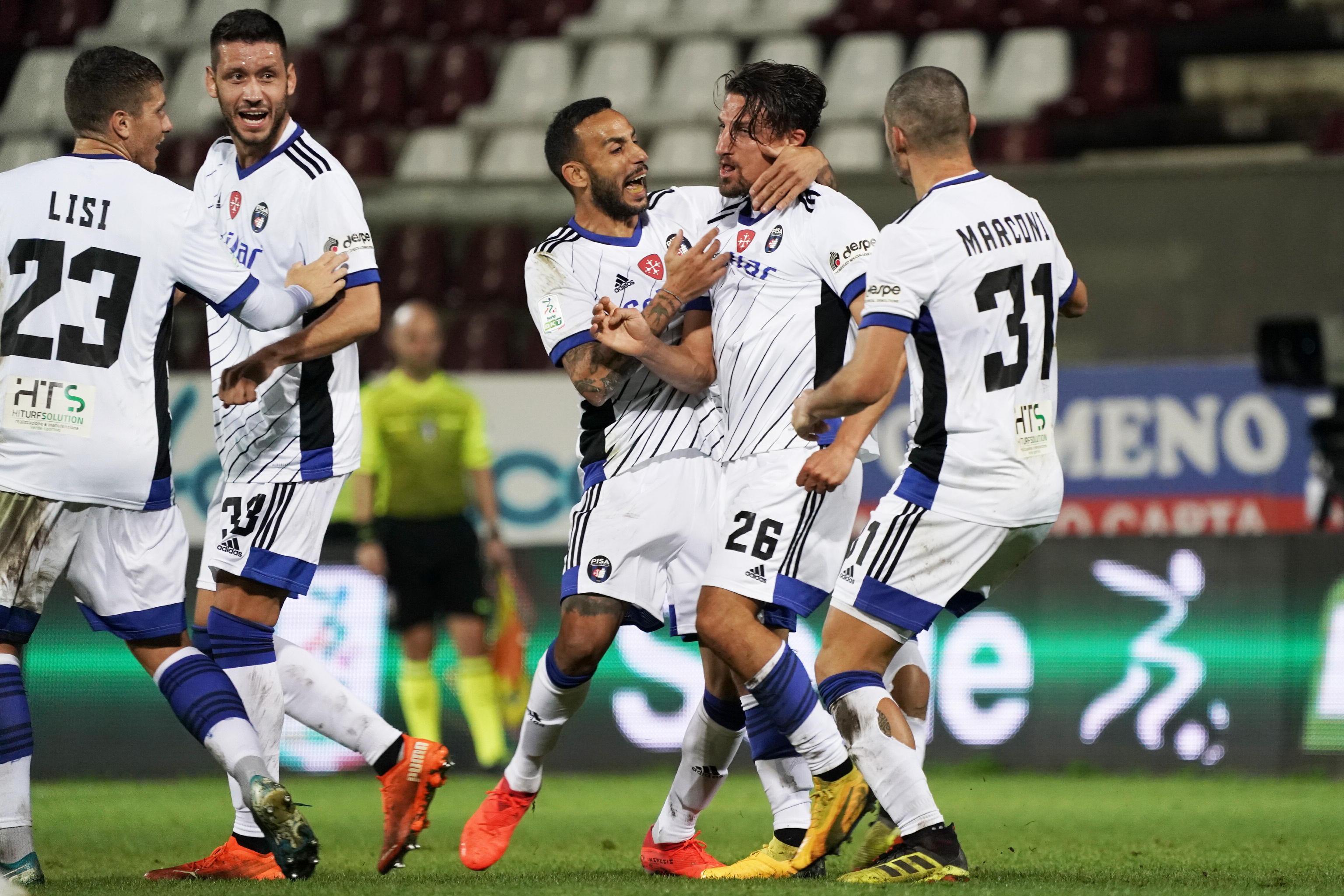 Esultanza nerazzurra