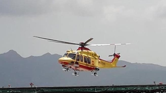 Cinque persone contagiate Anziana trasferita col Pegaso