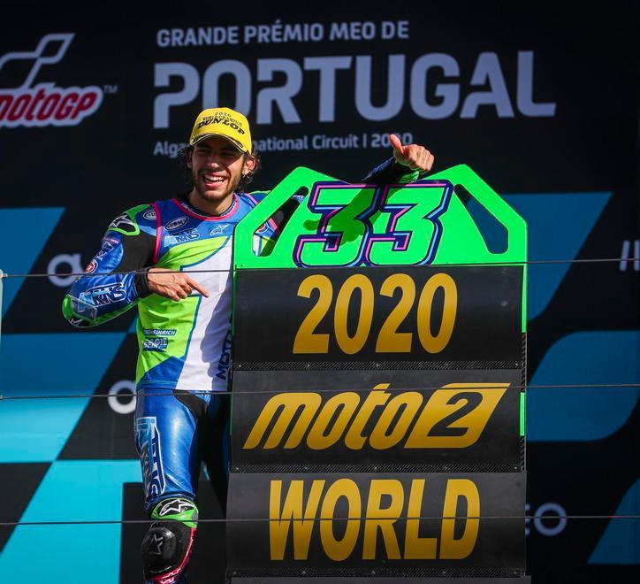 Bastianini vince il titolo di Moto2 e saluta 