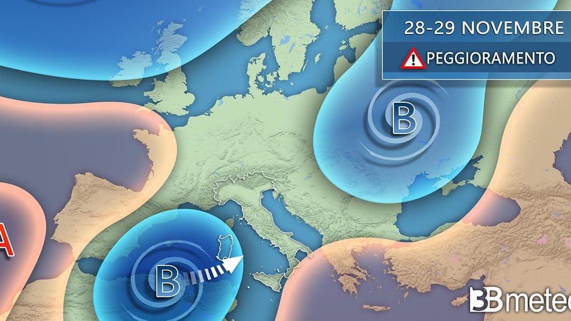 Meteo, torna il sole. Ma sarà weekend con pioggia, vento e neve
