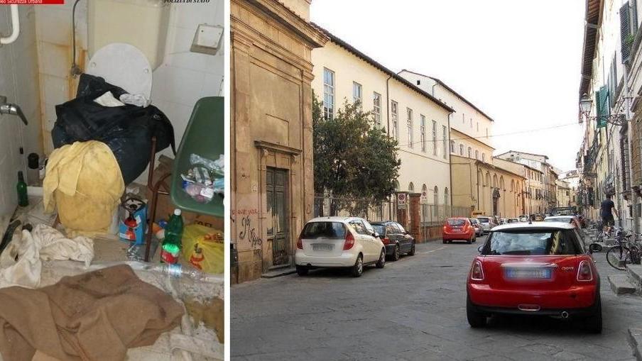 Occupa la scuola abbandonata e mette su un giro di spaccio