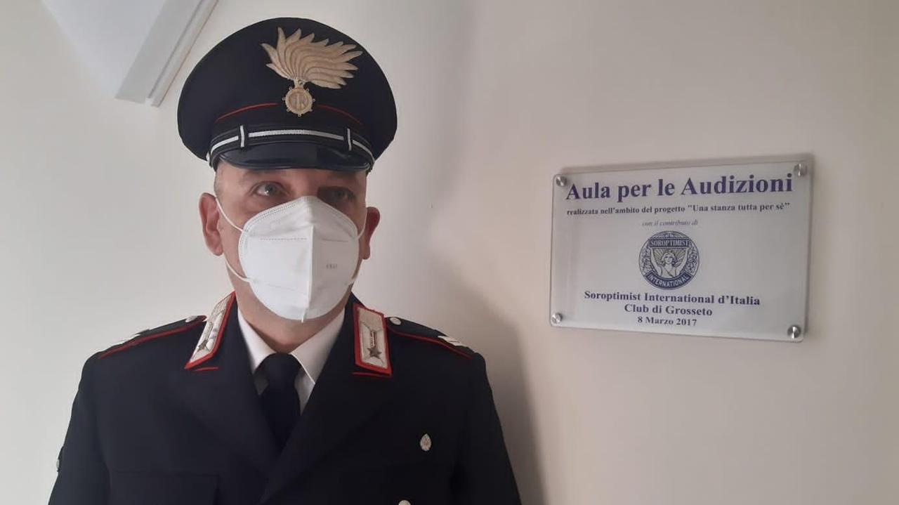La stanza dedicata alle donne nel comando dell'Arma