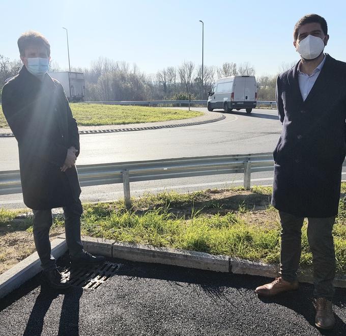 Completati i lavori sulla Sp11 alla rotatoria di Forcoli 