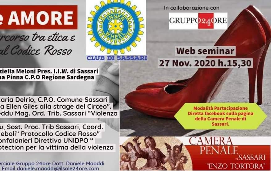 Seminario on line sul Codice rosso 