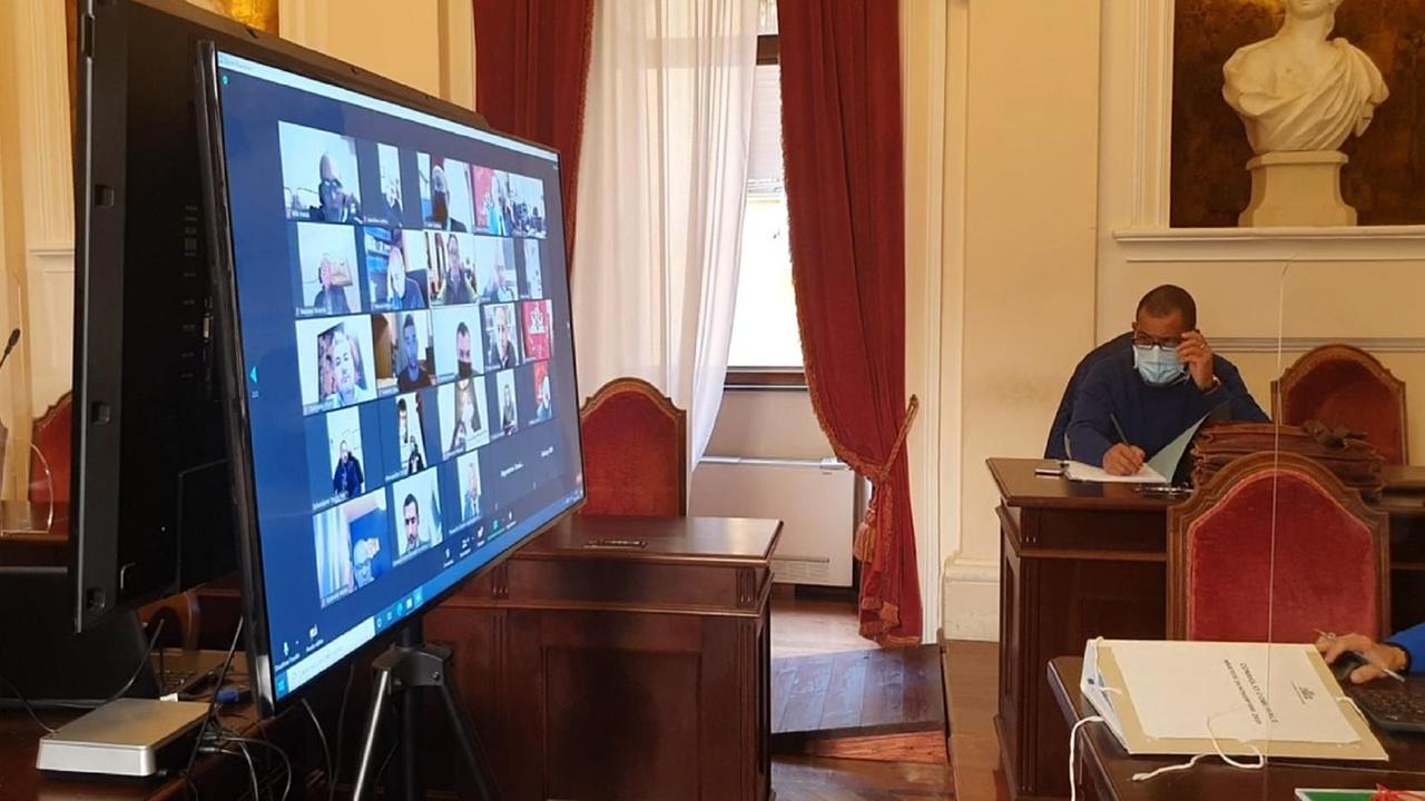 Palazzo Ducale, seduta in streaming