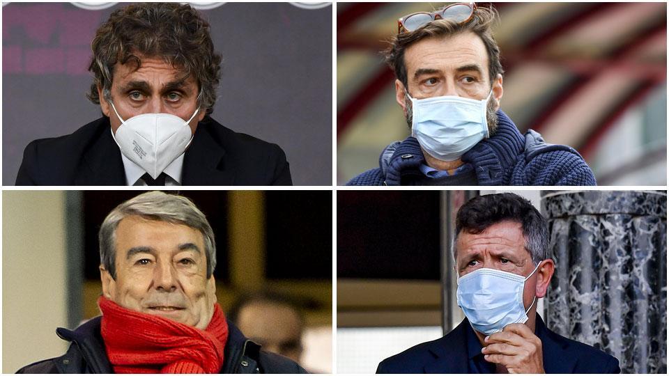 Il gm Mariani, uomo di fiducia del gruppo Carrano, Silvio Aimo, possiede il 18% delle quote amaranto, Aldo Spinelli, presente ieri all’assemblea dei soci e l’ex presidente Navarra, socio al 21% del Livorno
