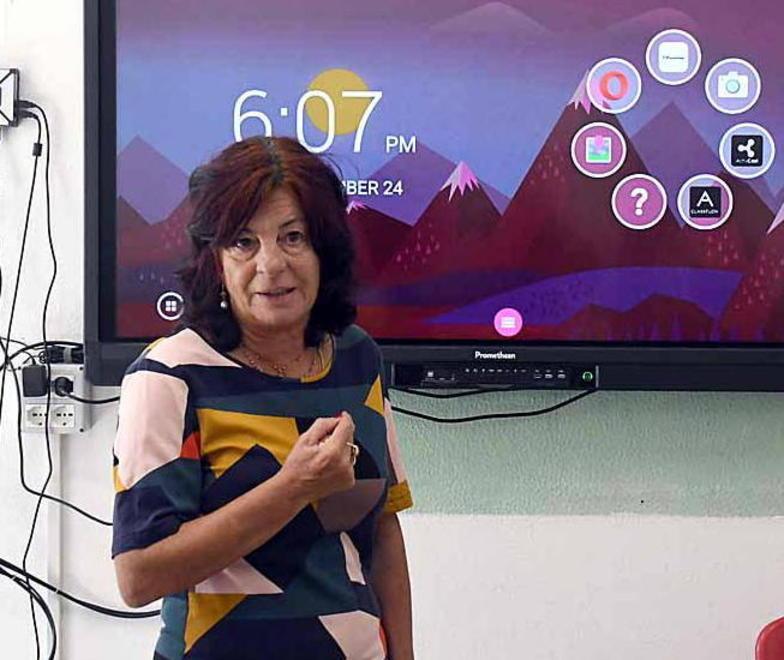 La preside del Fermi Stefania Figaia