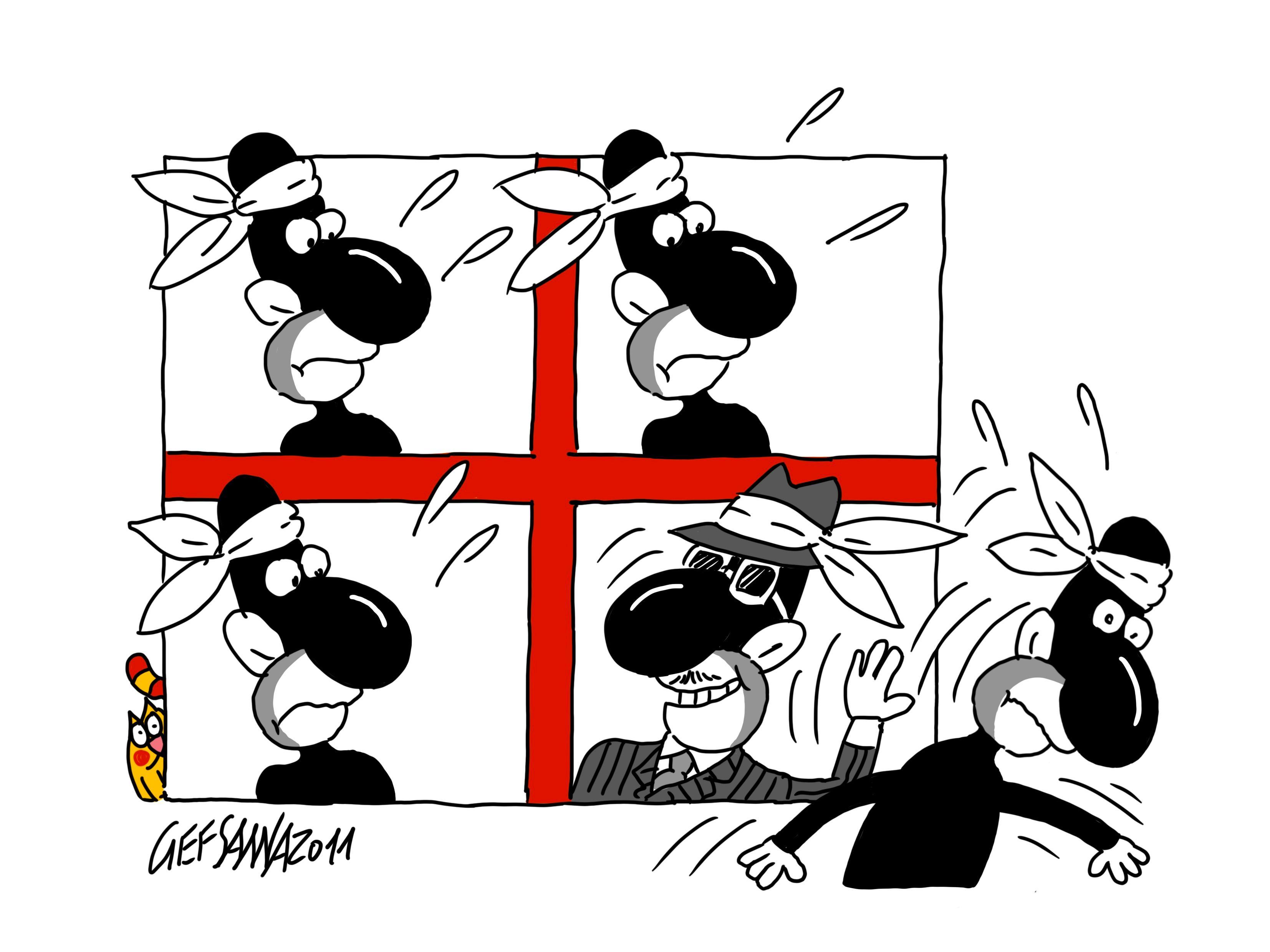 La vignetta di Gef,  nella serie tv Fargo i mafiosi si chiamano Fadda: è polemica