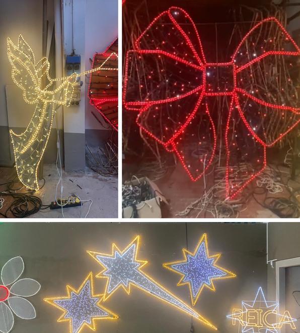 Mega fiocchi e stelle comete Ecco le luminare per Natale 