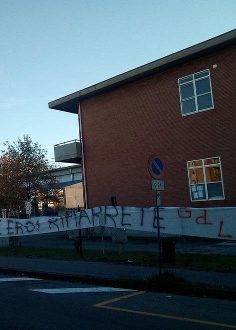 Lo striscione 