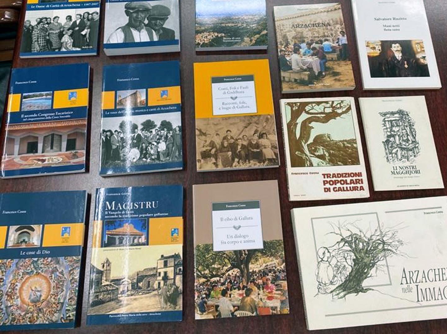 Patrimonio comunale i libri di don Francesco sulla vita di Arzachena