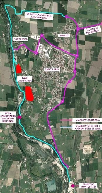 Cava, il nodo dei 90 camion e del percorso per raggiungerla 