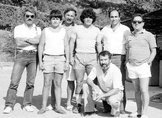 In posa con i mister saliti fino al ritiro a vedere gli allenamenti
