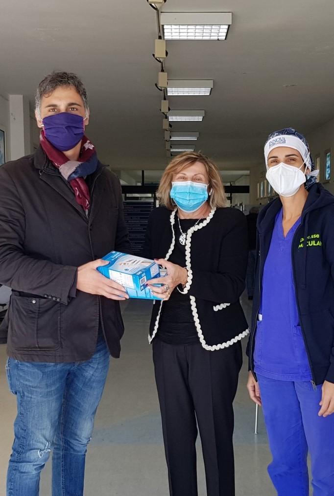 Ospedale, dalla Polizia un gesto di solidarietà