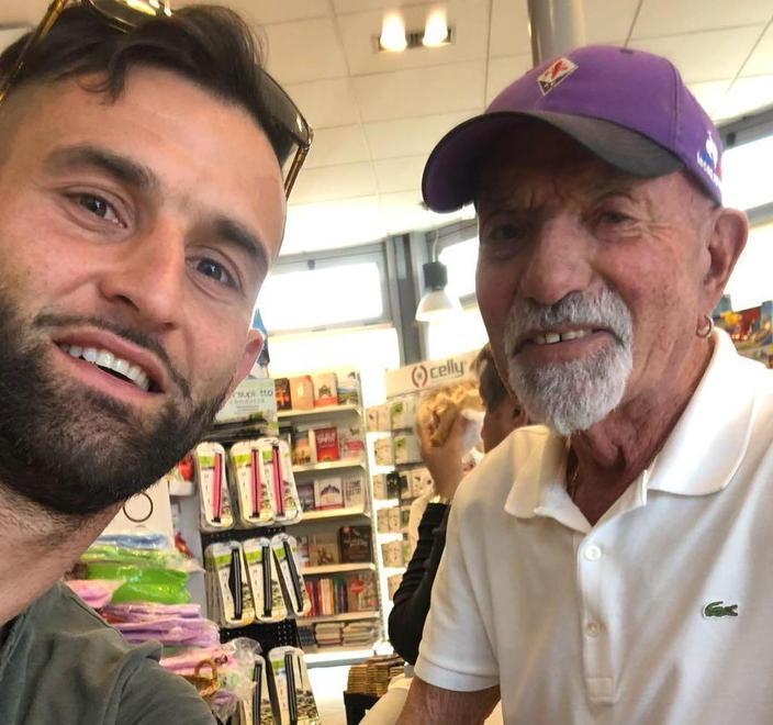 Euro Del Nero con il nipote Manuele