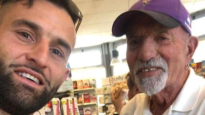 Euro Del Nero con il nipote Manuele