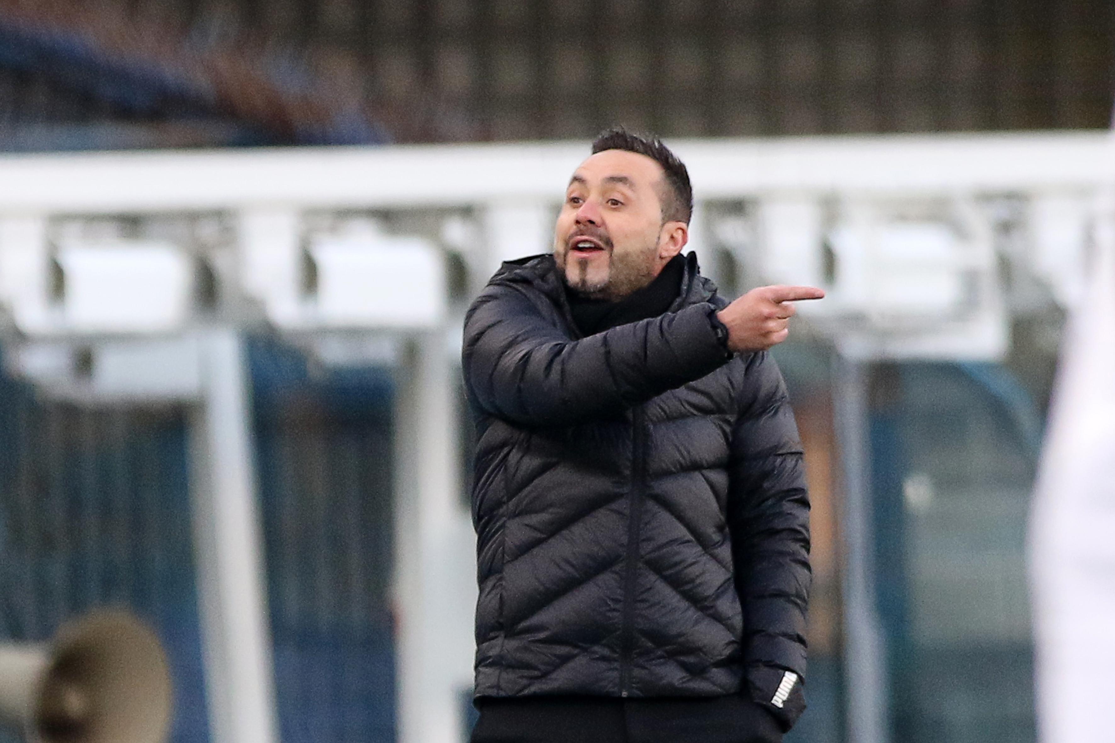 De Zerbi: «Fatale il doppio svantaggio. Per diventare grande bisogna cadere»