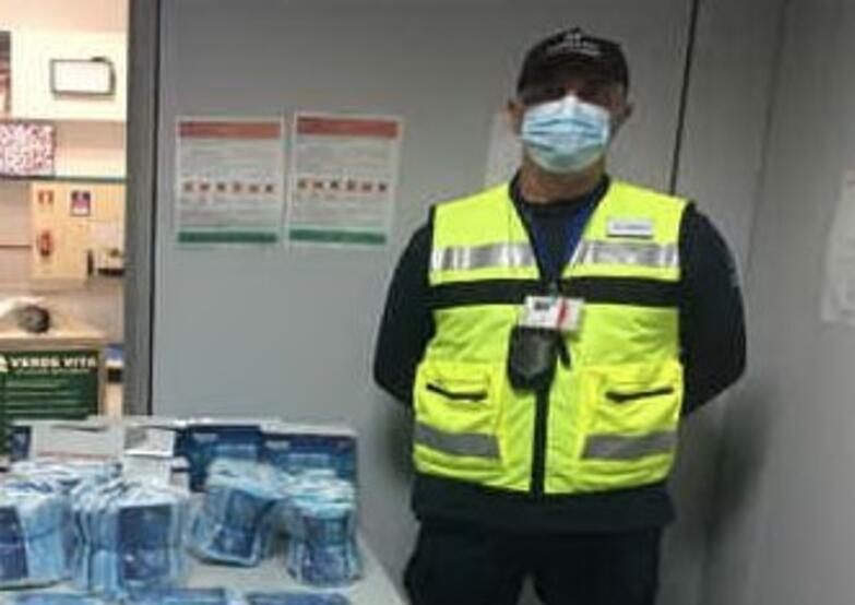 Bengalese sbarca in aeroporto con 990 mascherine contraffatte 