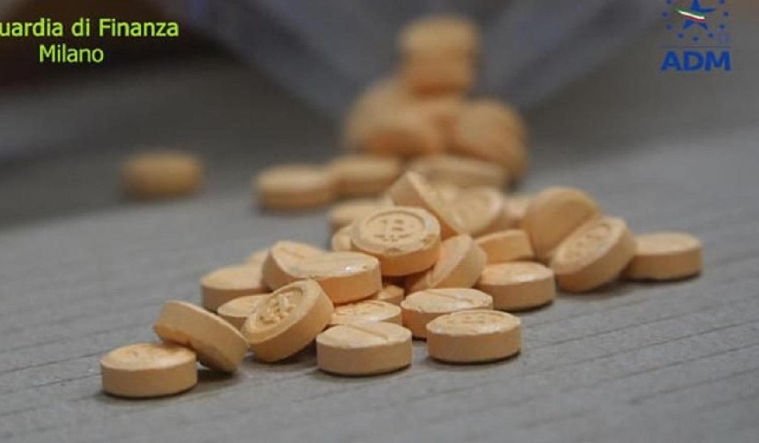 Parte della droga sequestrata