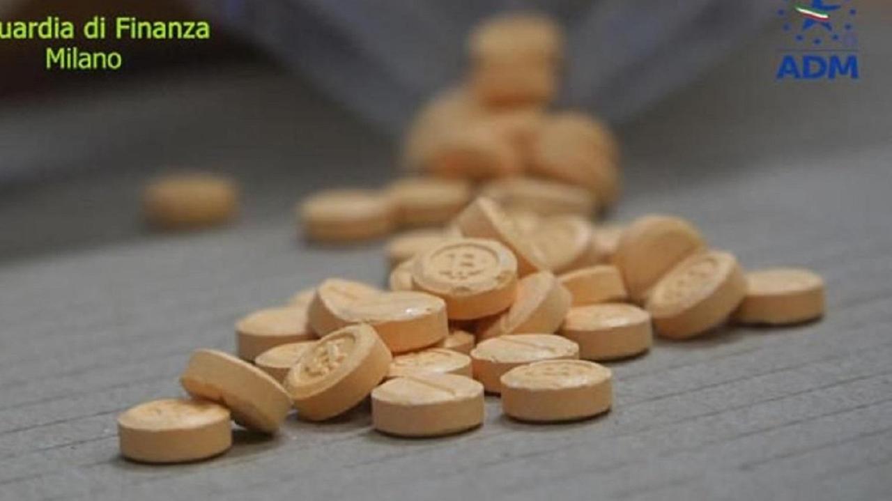 Parte della droga sequestrata