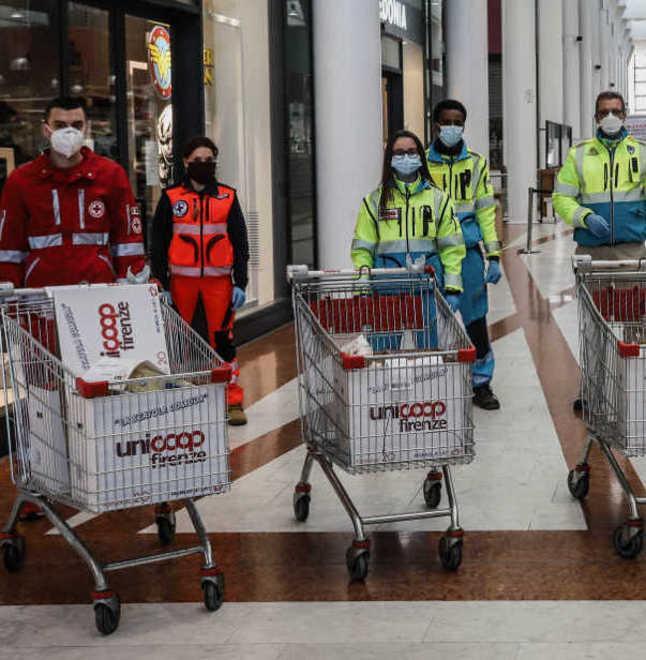Consegna della spesa a casa anche per chi è in quarantena 