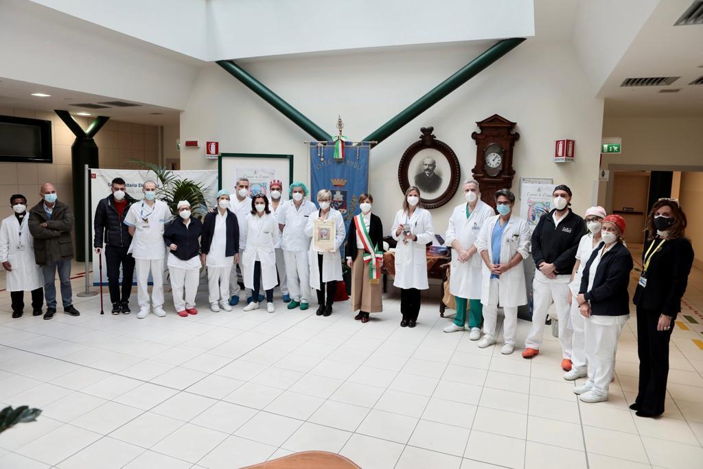 La cerimonia della consegna della Sant'Andrea d'Oro all'ospedale San Giuseppe di Empoli