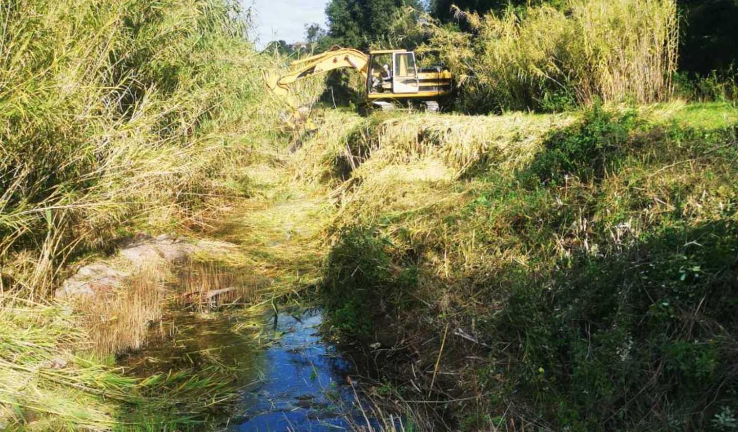 Ripulito il canalone di Salondra 