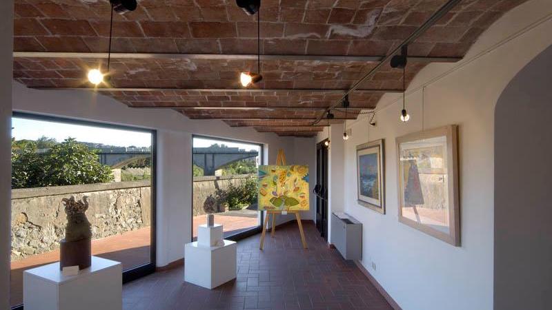 Una sala espositiva della Fornace Pasquinucci di Capraia Fiorentina